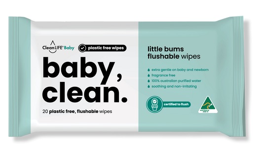 baby, clean. 20 wipes - australian made wipes