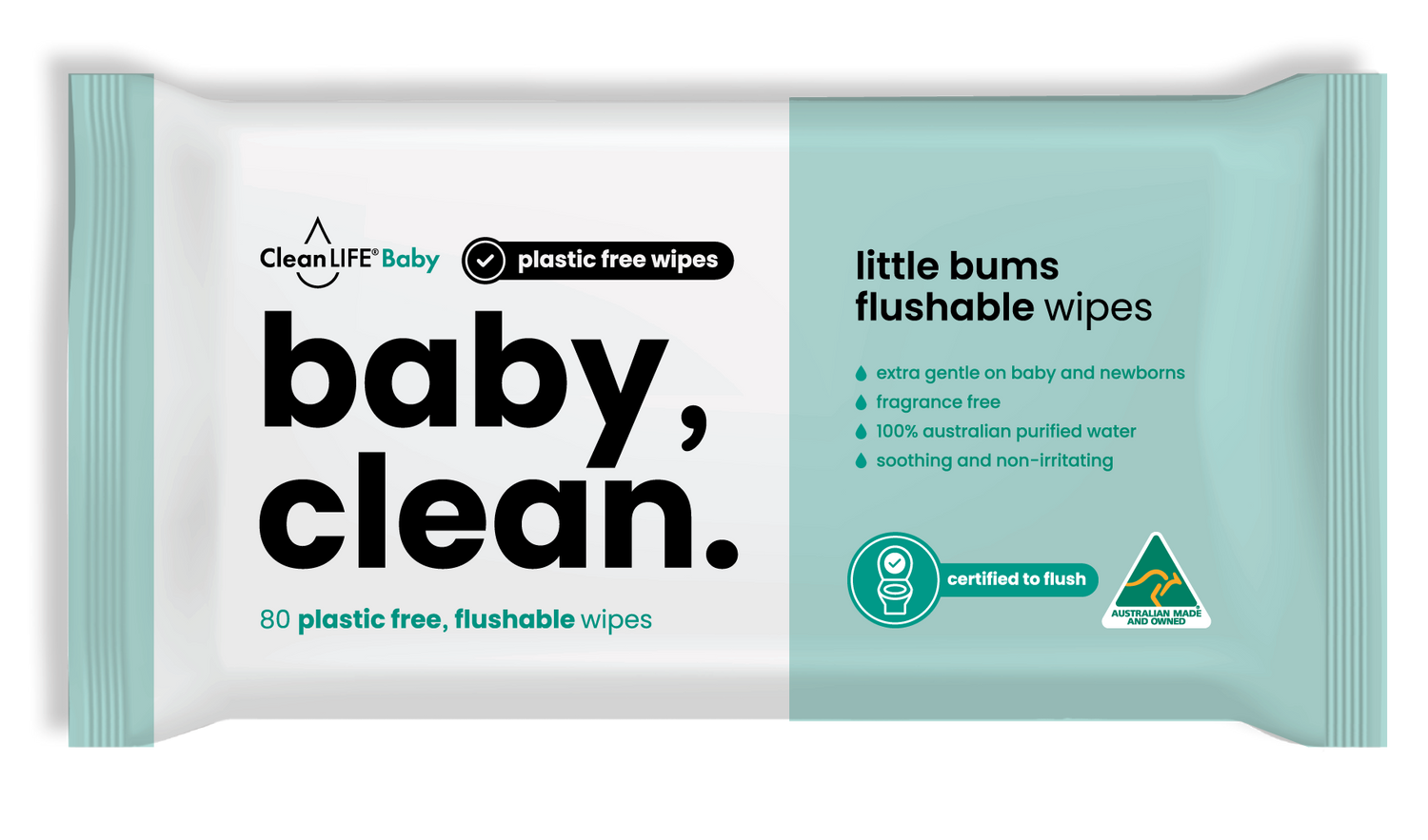 baby clean wipes best for little bums - extra gentle on baby and newborns