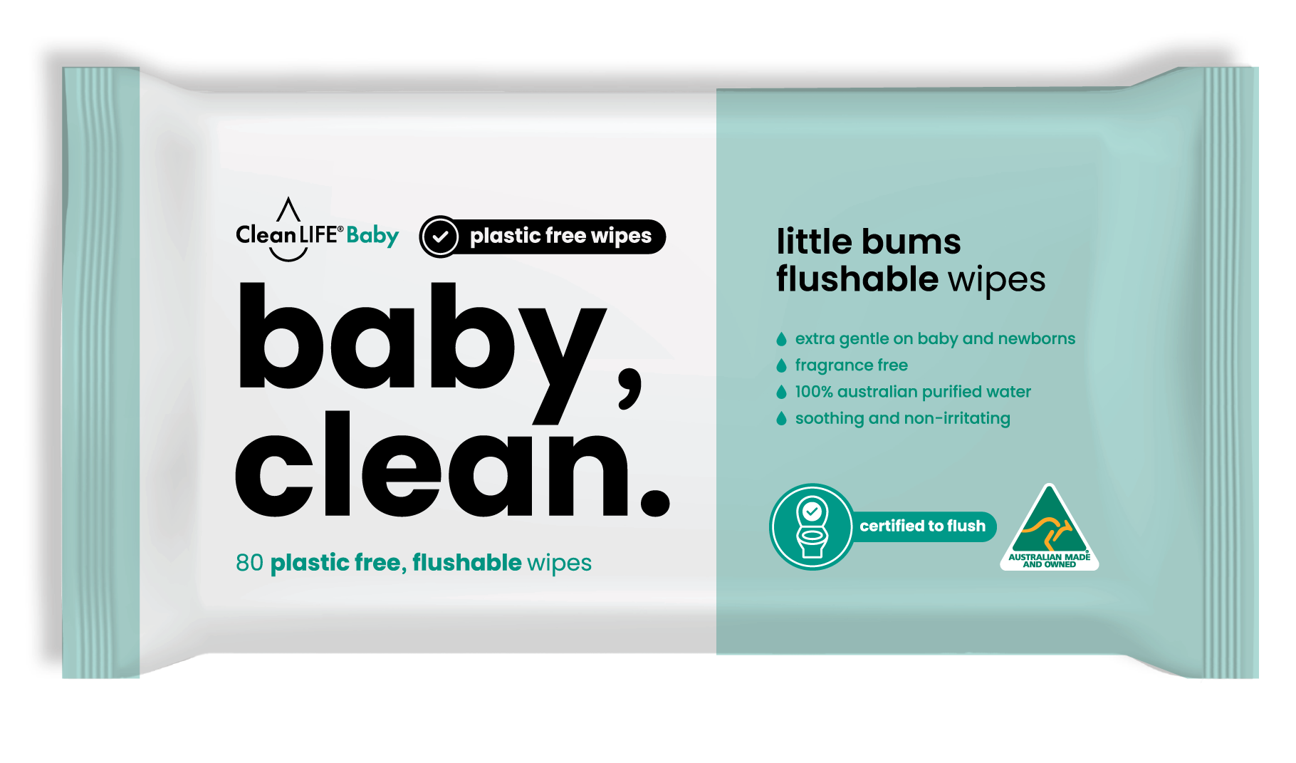 baby clean wipes best for little bums - extra gentle on baby and newborns