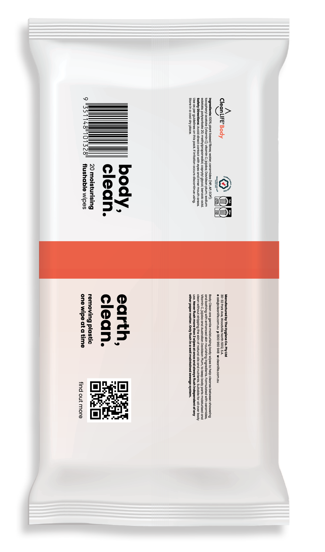 CleanLIFE Body Clean - gentle clean for all over body parts