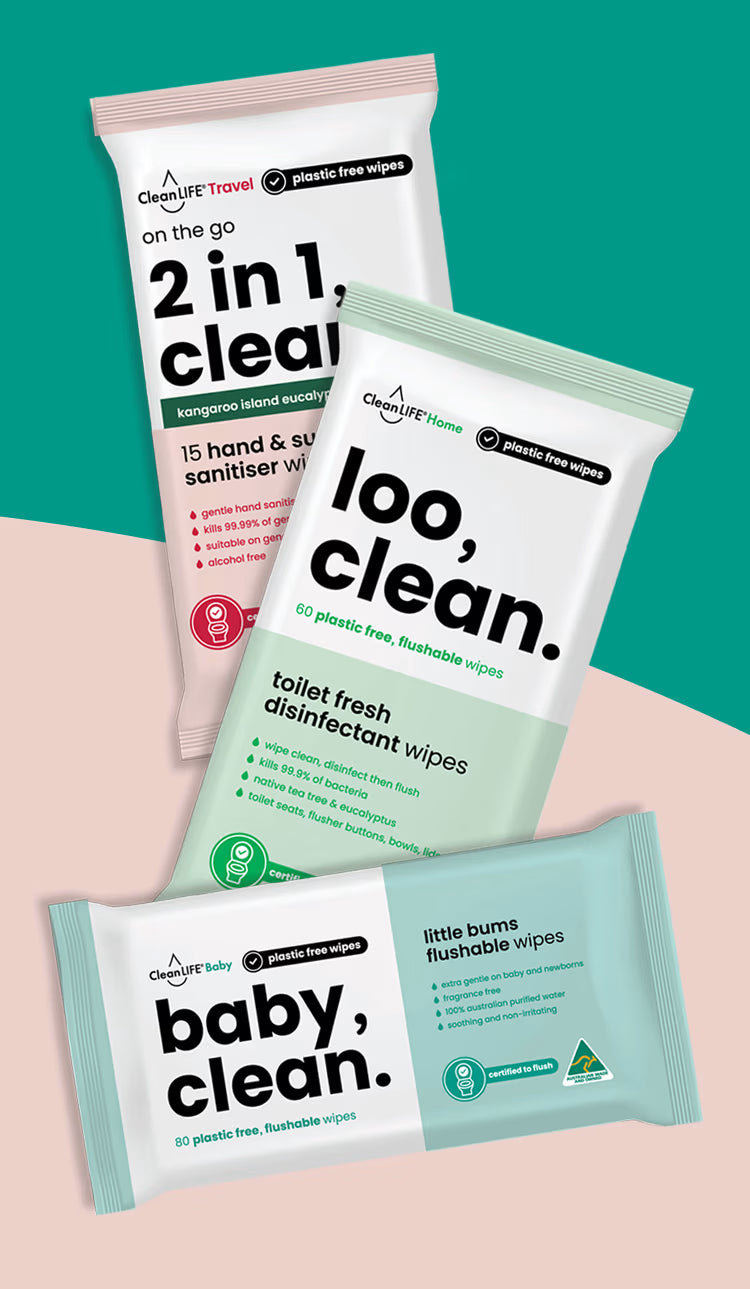 CleanLIFE's new range of product collection that includes 2 in 1 clean, loo clean, baby clean and more...