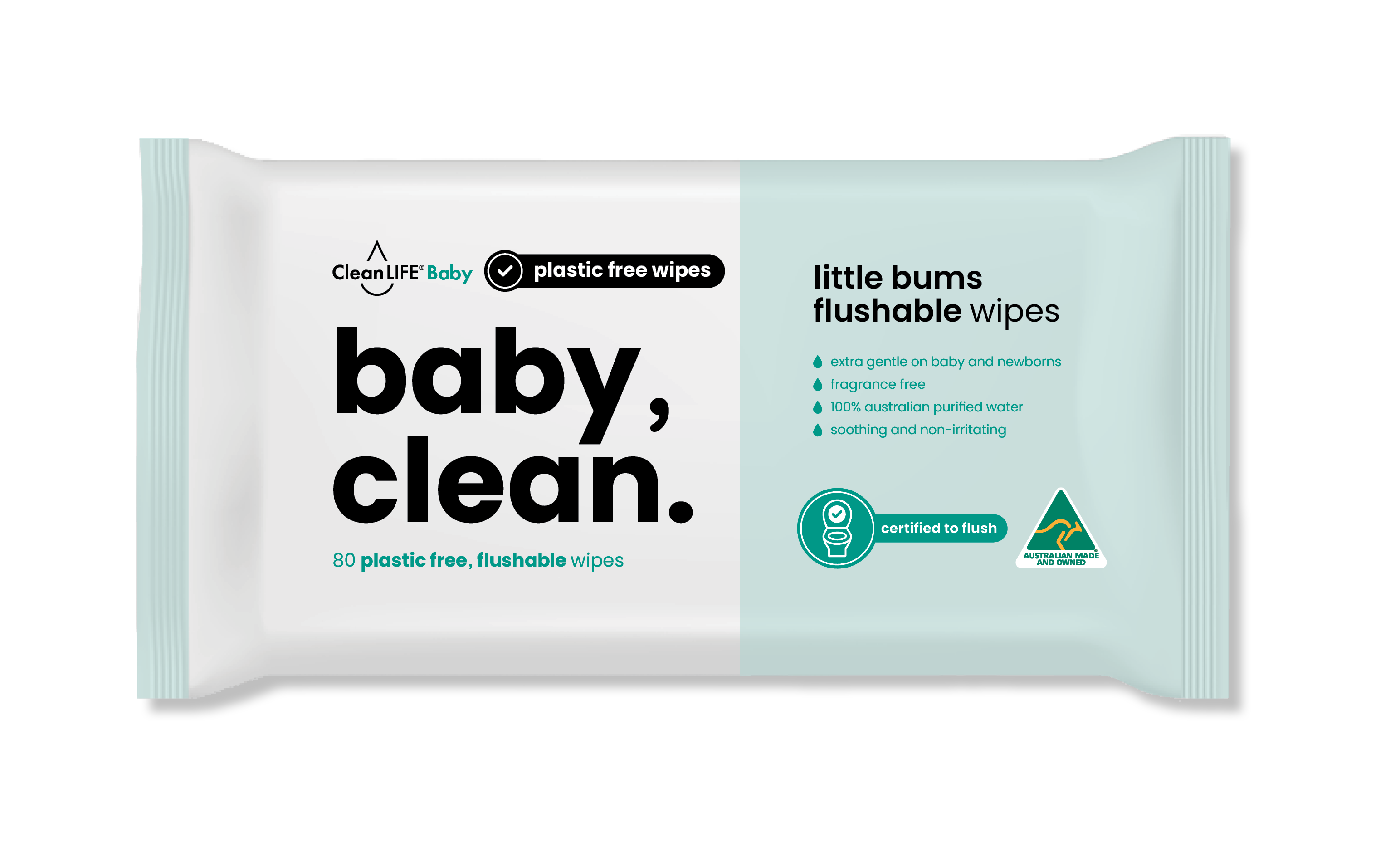 CleanLIFE - Baby, clean 80 pack