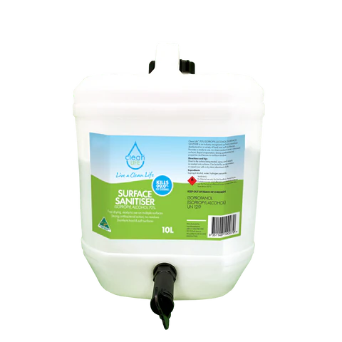 Surface Sanitiser Spray Refill - Refill bottle of surface sanitiser spray with nozzle